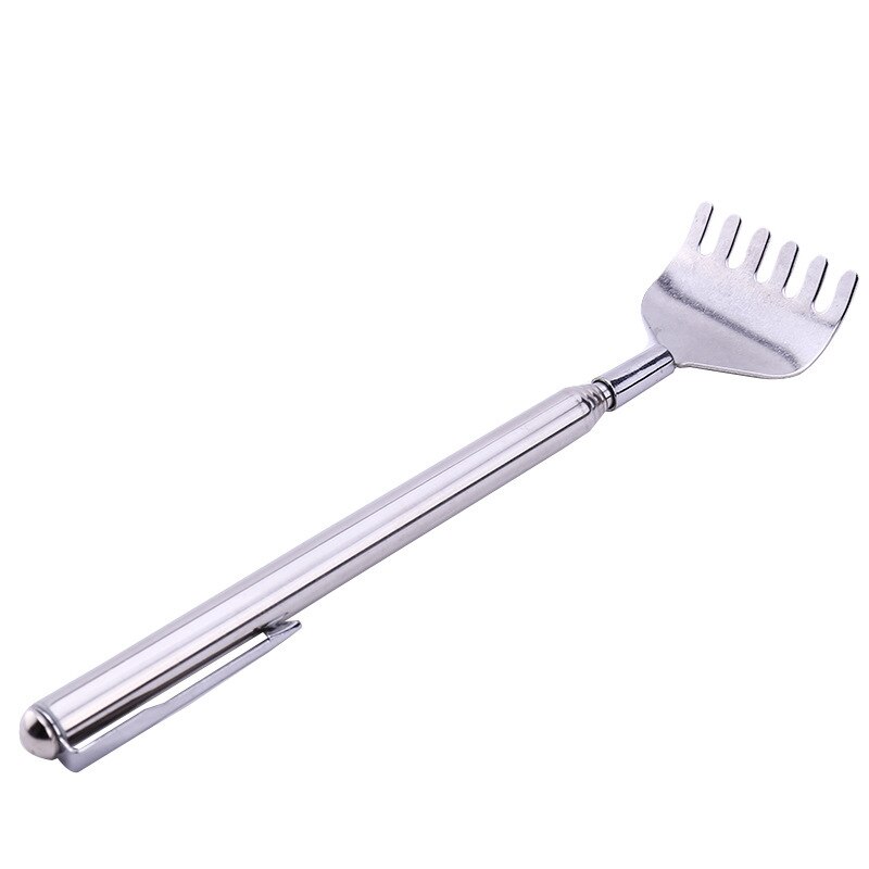 Multi Purpose Stainless Steel Telescopic Scratching Device Scratching Catch Five Sections Stretching Back Scratcher Scratching G