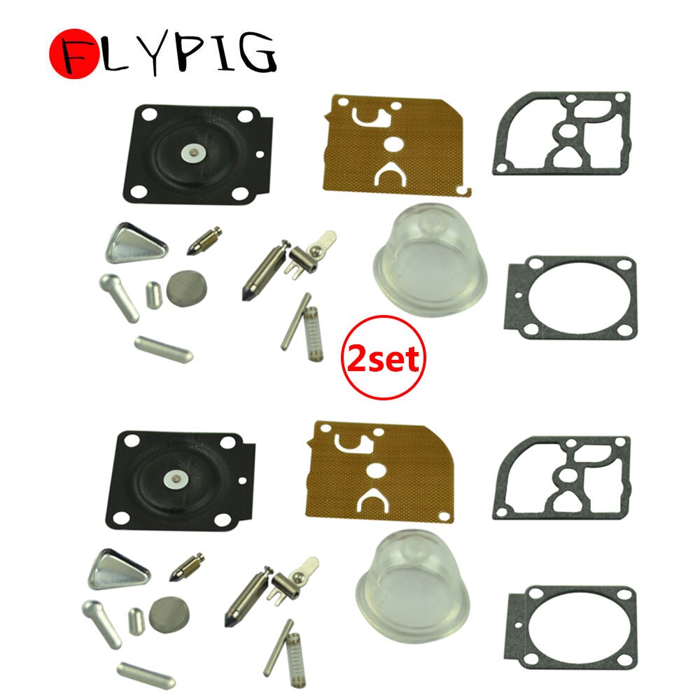 C1q Mm55 pour Stihl Fs55 Hs45 Ajustement Carburateur Zama Rb-100 Fs38 Partie Kit D20: xy485-2SET