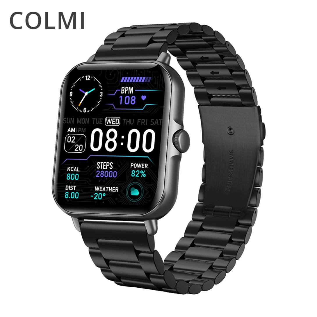 Colmi 2022 P28 Plus Bluetooth Antwoord Gesprek Smartwatch Mannen IP67 Waterdicht Dial Call Full Touch Smart Horloge Vrouwen GTS3 gts 3