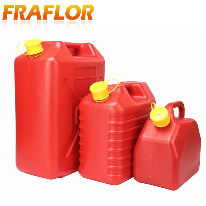Tanque de combustible de petróleo, tanque de combustible de 5l y 10l, latas de tanque de combustible Diesel portátiles de repuesto de un galón de montaje para SUV, ATV, coche, motocicleta Jerrycan