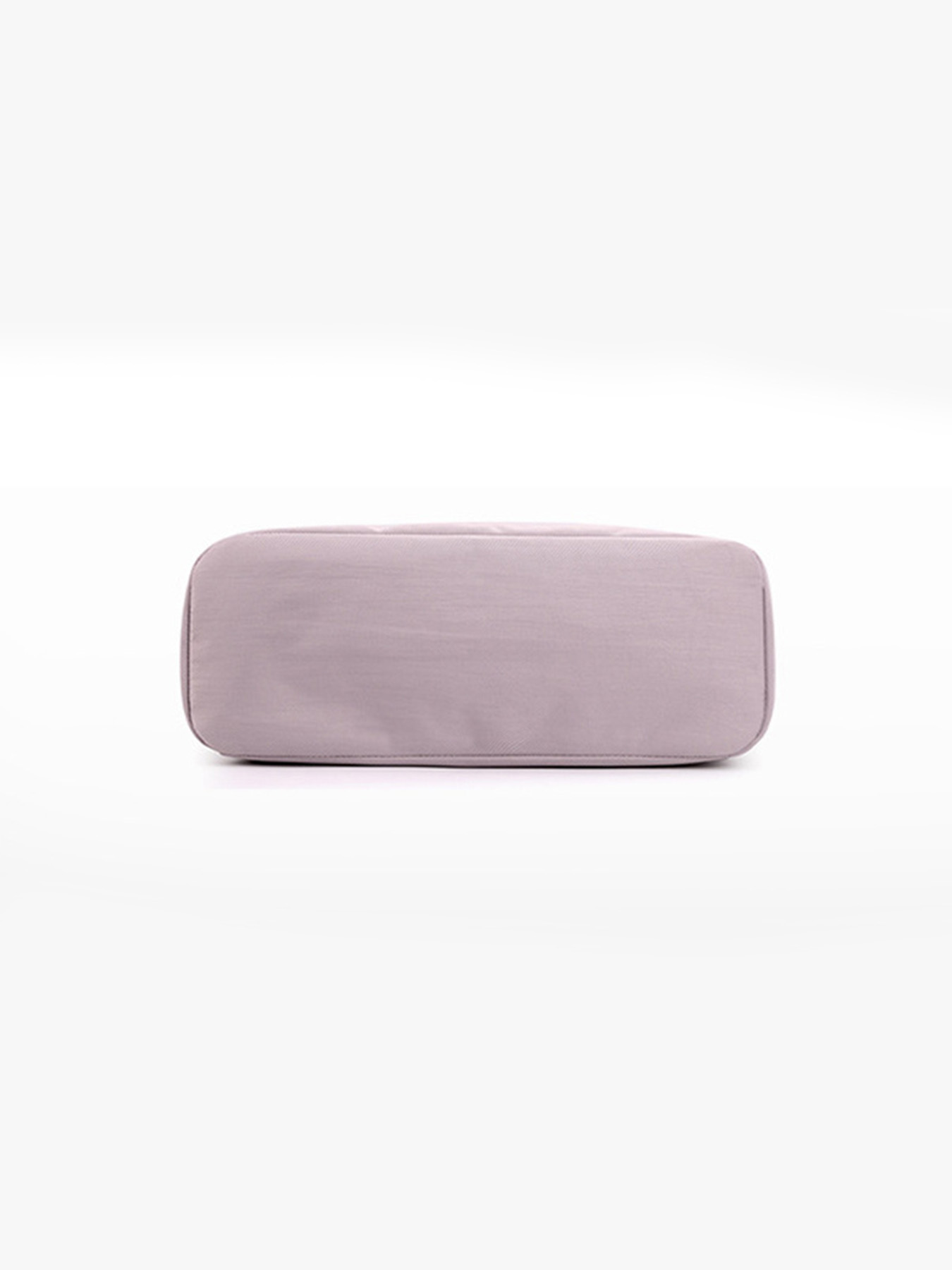 bolso de mano para mujer, bandolera púrpura, color sólido, gran capacidad, bolso de mano simple de nailon para estudiante