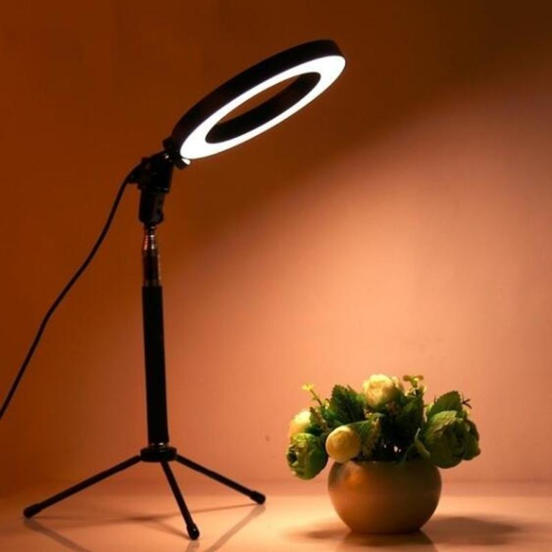 20Cm/26Cm Led Selfie Ring Licht Fotografie Ringlicht Voor Make Video Met Dimbare Statief Telefoon Stand Lamp cirkel Licht Invullen