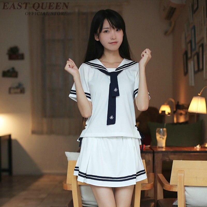 Koreanische schuluniform für mädchen schule Outfits Seemann weibliche Schüler kleid Koreanische schuluniform FF1040: 1 / S
