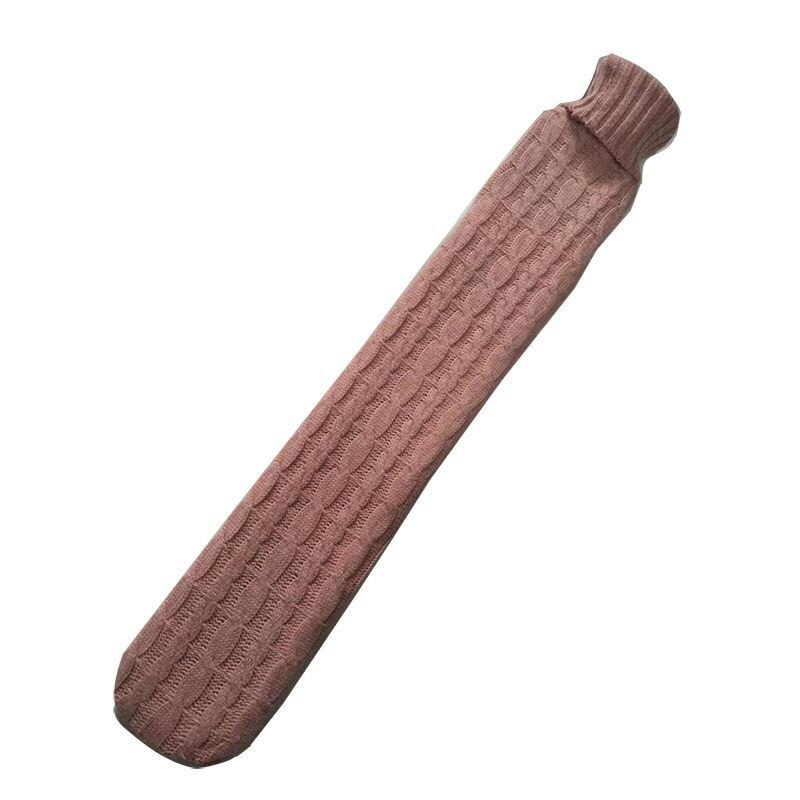 Longue bouteille d'eau chaude 2l, avec couvercle en fourrure, en caoutchouc: 20