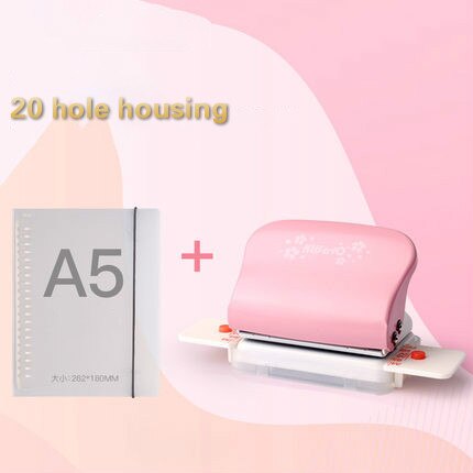 A4(30 Holes)b5(26 Holes)a5(20 Holes) Hole Puncher Loose Leaf Hole Punch Handmade Loose-leaf Paper Hole Puncher Stationery Office: Dark Grey