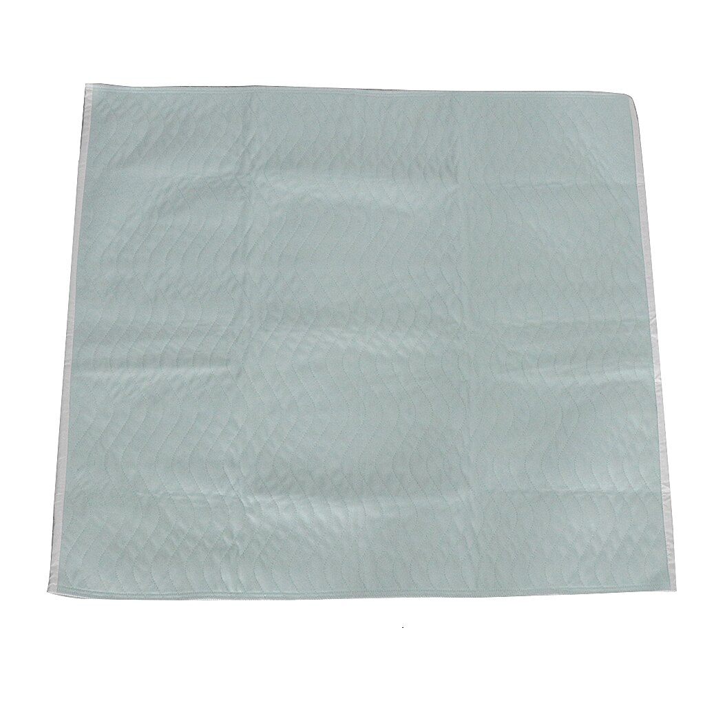 Tvättbar absorberande vattentät sängunderlägg inkontinens kissskydd lakanskydd  - 80 x 90cm med madrass instoppad