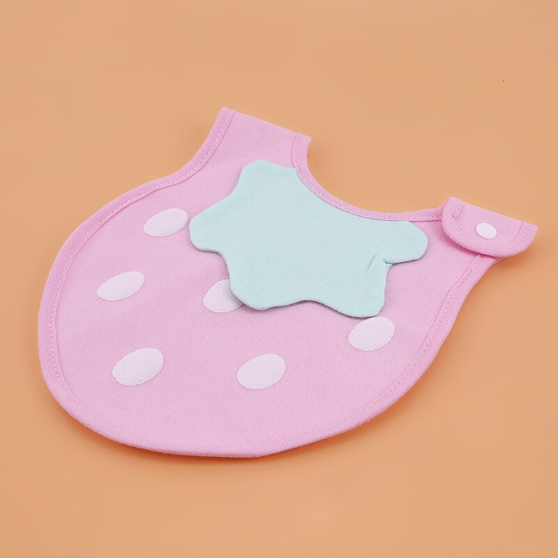 1pcs Lovely Baby Bibs Cotton Waterproof Lunch Feeding Bibs Baby Cartoon Feeding Cloth Children Baby Eatting Accessories