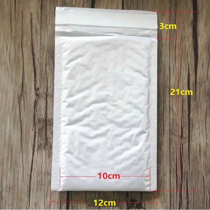10pcs/lots Blank White Bubble Envelope Pearl Film clear Envelope Courier Bags Waterproof White Mailing Bag Packaging: 12x18cm