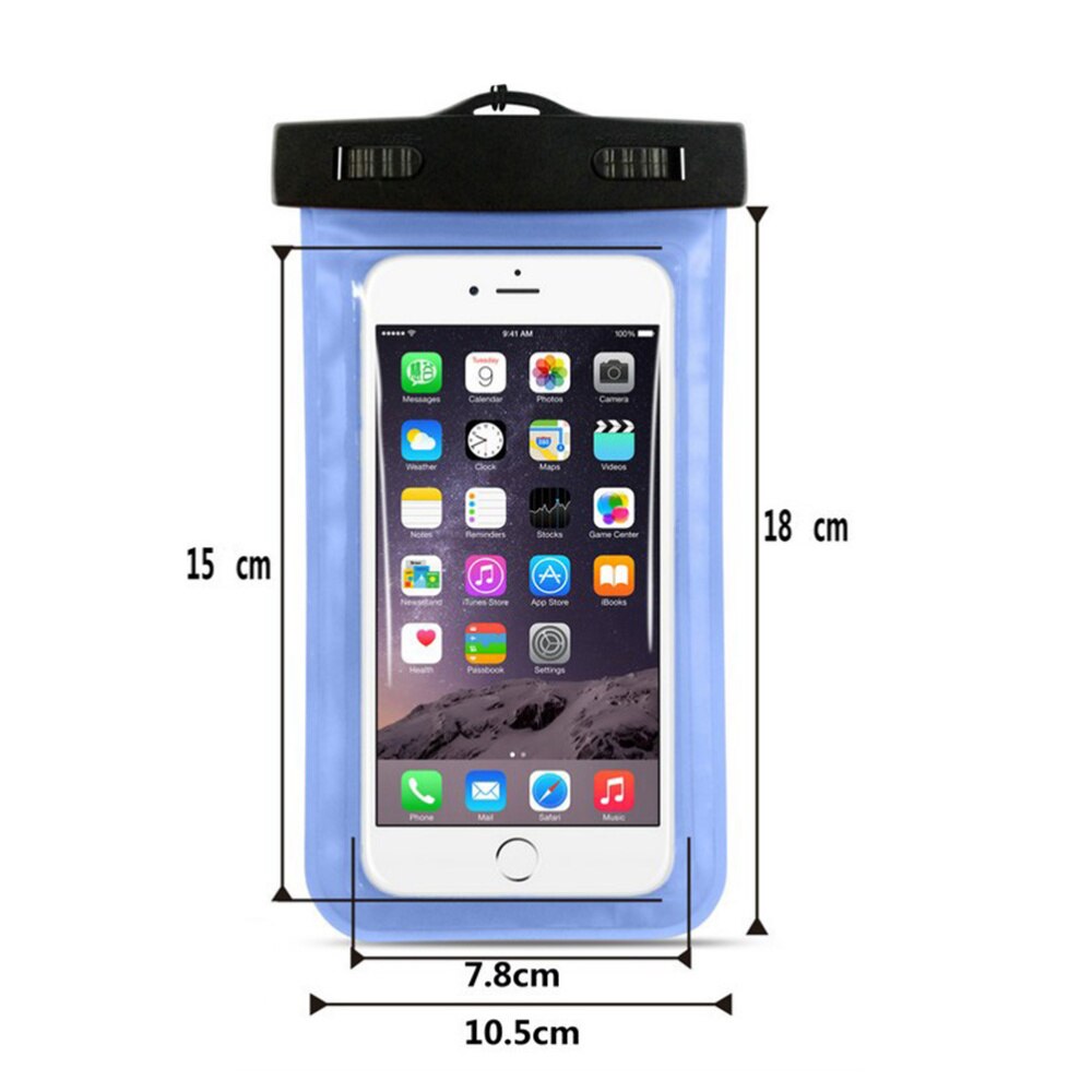 Universal Waterproof Phone Pouch with Sensitive and Transparent TPU Screen WaterProof Snowproof Shockproof Cell Phone