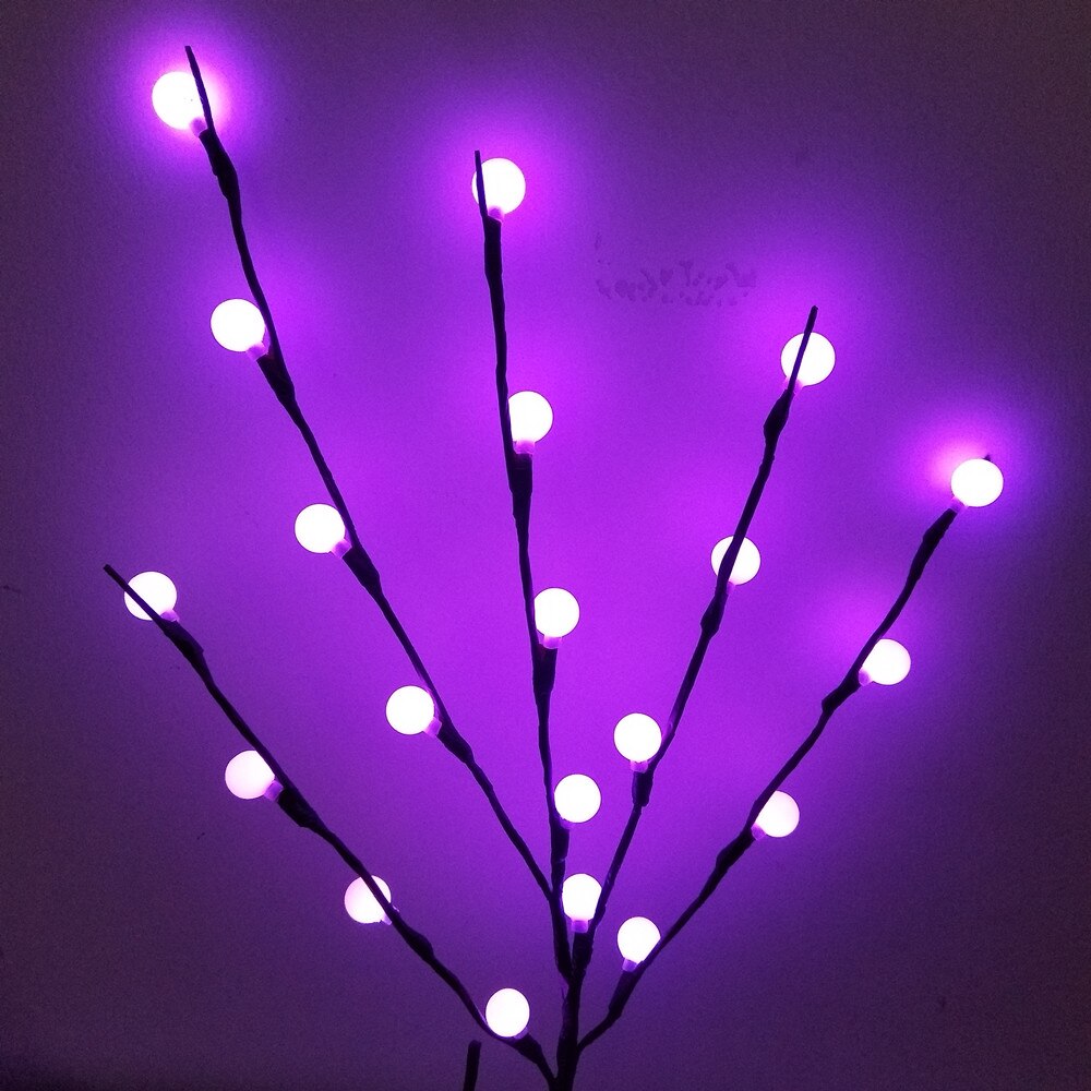 Led Verlichting Tak Bal Gekleurde Lichten 20Leds Bloem Lade Decoratie String Kerst Interieur Decoratie