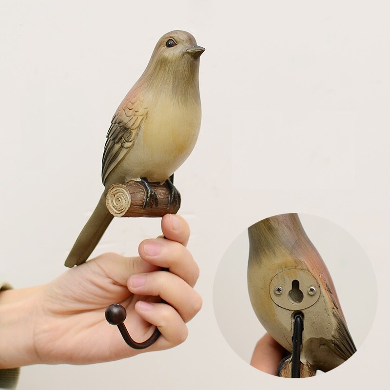 Vidric 3D Animal hooks Clothes hooks bedroom/bar hook robe hook wall hanging Bird hooks Key hanger