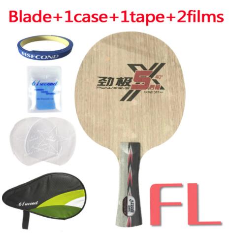 DHS POWER-G 5X PG 5 X Table Tennis Blade Arylate Carbon ALC Racket Ping Pong Bat Paddle: FL with HM case