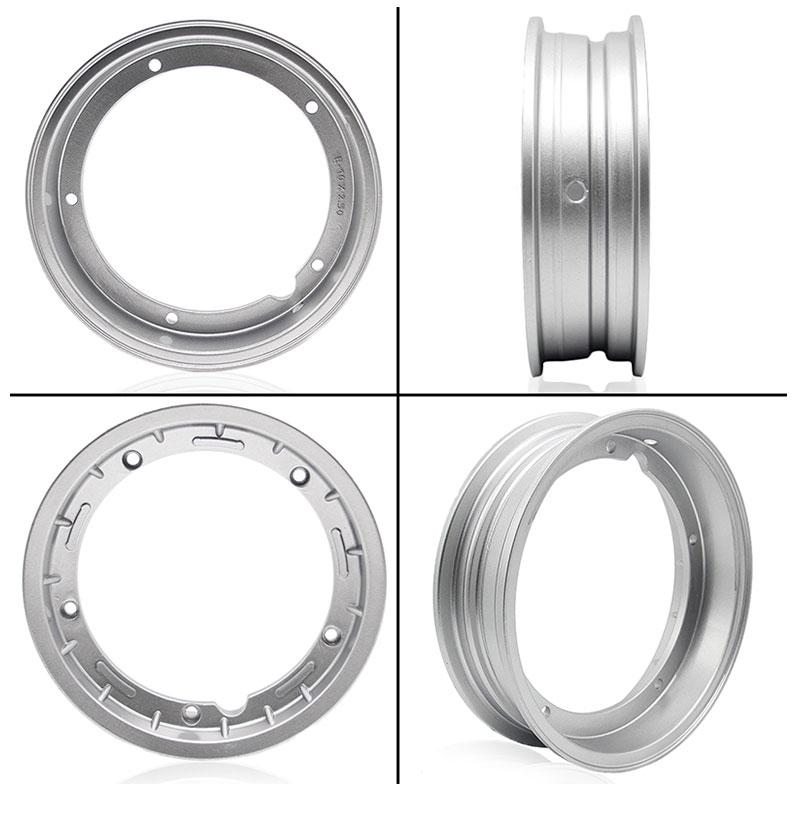 Aluminium moto anneau jante jante pour Piaggio VESPA PX 125 150 200 LML étoile T5 rallye 10 "Scooter roue cercle jantes