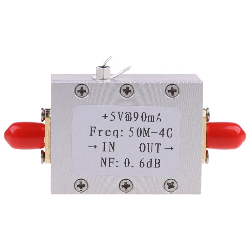 50M-4GHz Low Noise Amplifier LNA Ham Radio Module RF FM HF VHF NF=0.6dB -110dBm
