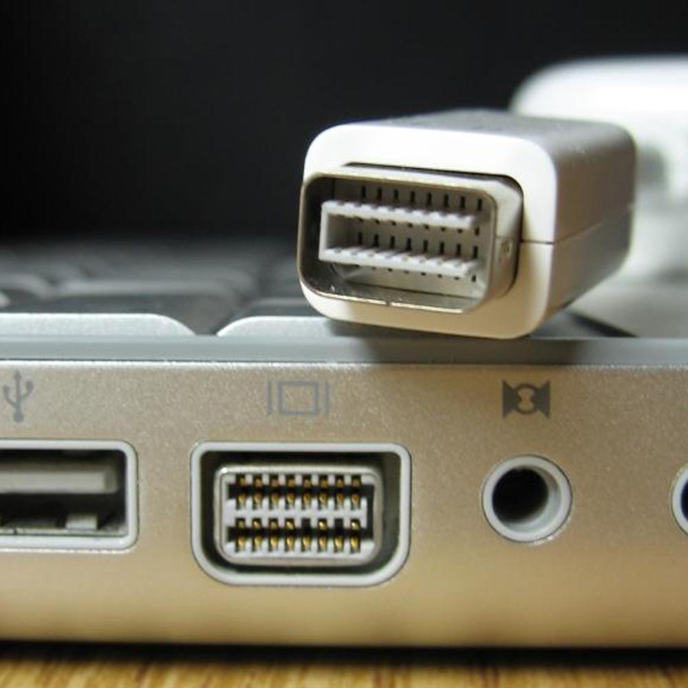 HD Mini DVI Male to HDMI-compatible Female Cable Monitor Video Adapter Converter Kable Cabo Cord 1080P (for Apple Mac Macbook)