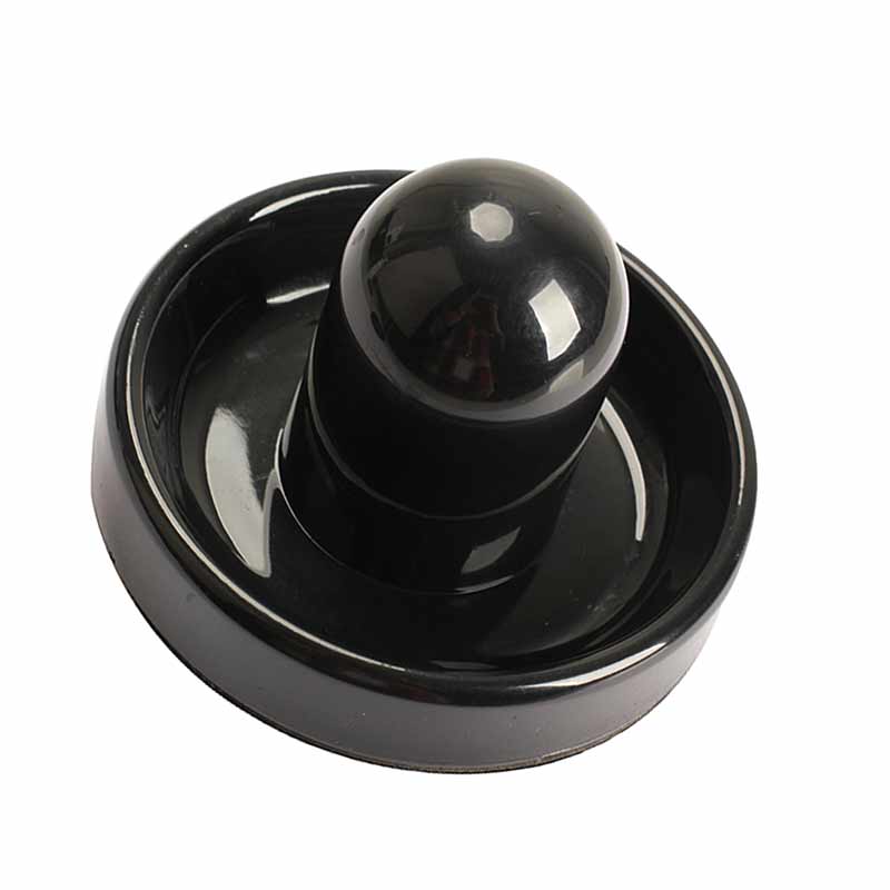 96mm luft hockey bord filt pusher hammer målvakter med 1pc 63mm puck svarte ys-kjøpe