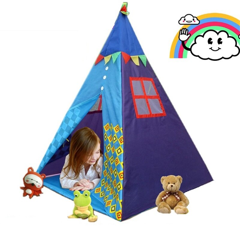 Prinses Tent Indian Play Tent Indoor Outdoor Speelhuis Draagbare Opvouwbare Meisjes Jongens Spelen Rollenspel Game Speelgoed Voor Kinderen kids