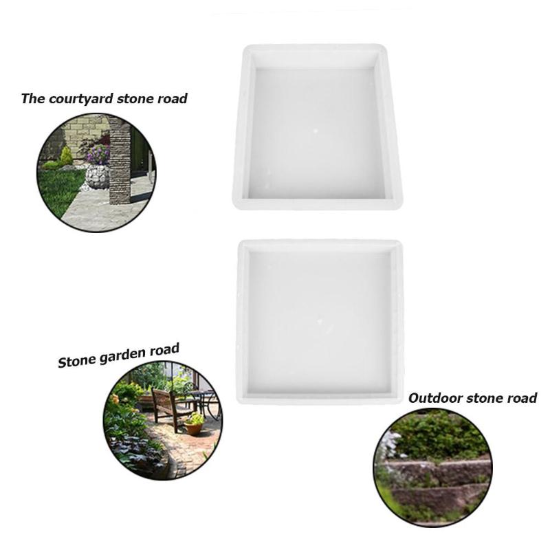 DIY Paving Mould Home Garden Road Concrete Stepping Driveway Stone Path Mold Walkway Pavement Mould
