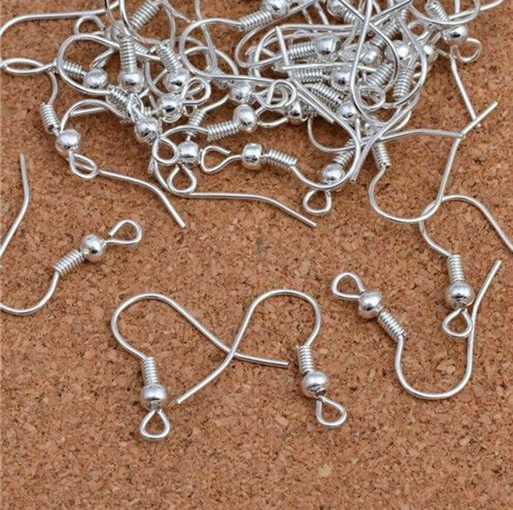 100Pcs Rvs Oorbel Haak Oor Draad Haak Bevindingen Voor Diy Sieraden Bevindingen Maken Oorbel Accessoires