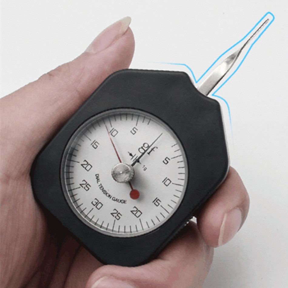 Seg-g håndholdt dynamometer tensiometer kontakt pointer type seg enkelt nål i dobbelt 30g/50g/100g