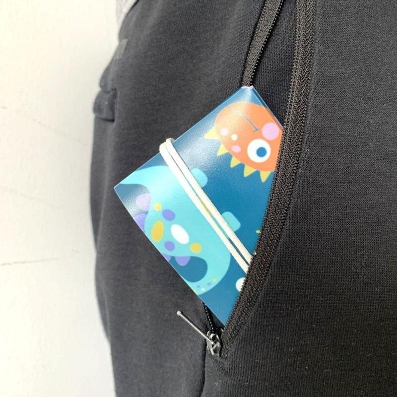 6Pcs Bespaart Vouwen Maskers Doos Voor Maskers Pp Draagbare Opslag Box Cover Holder Clip Voor Home Reizen Tijdelijke Bespaart vouwen Maskers