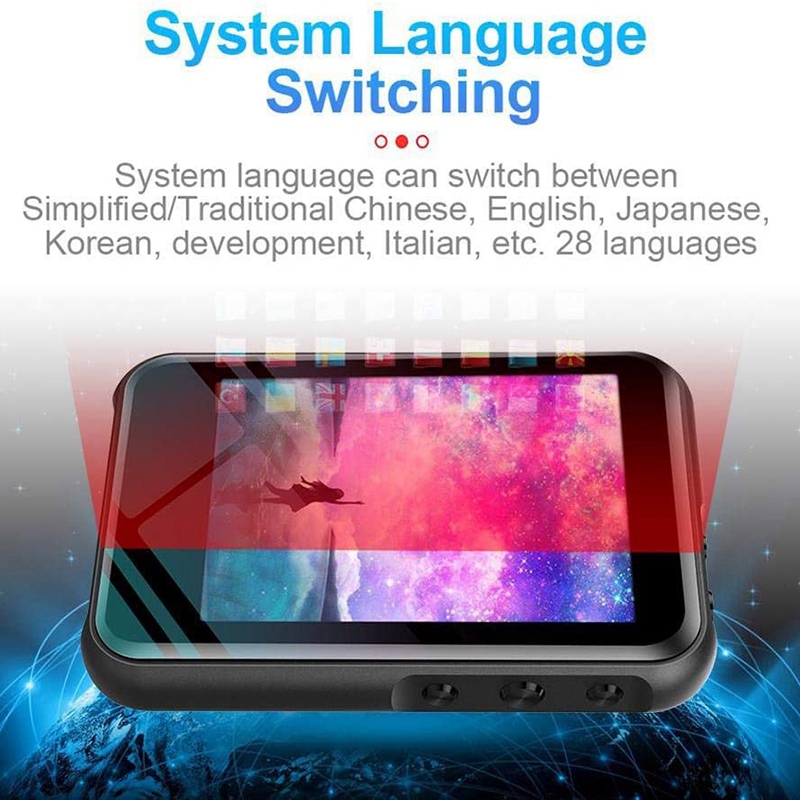 Lecteur de musique bluetooth mp3 lecteurs, mini lecteur stéréo hi-fi, lecteur de livres électroniques portable, lecteur mince  mp4 lecteurs