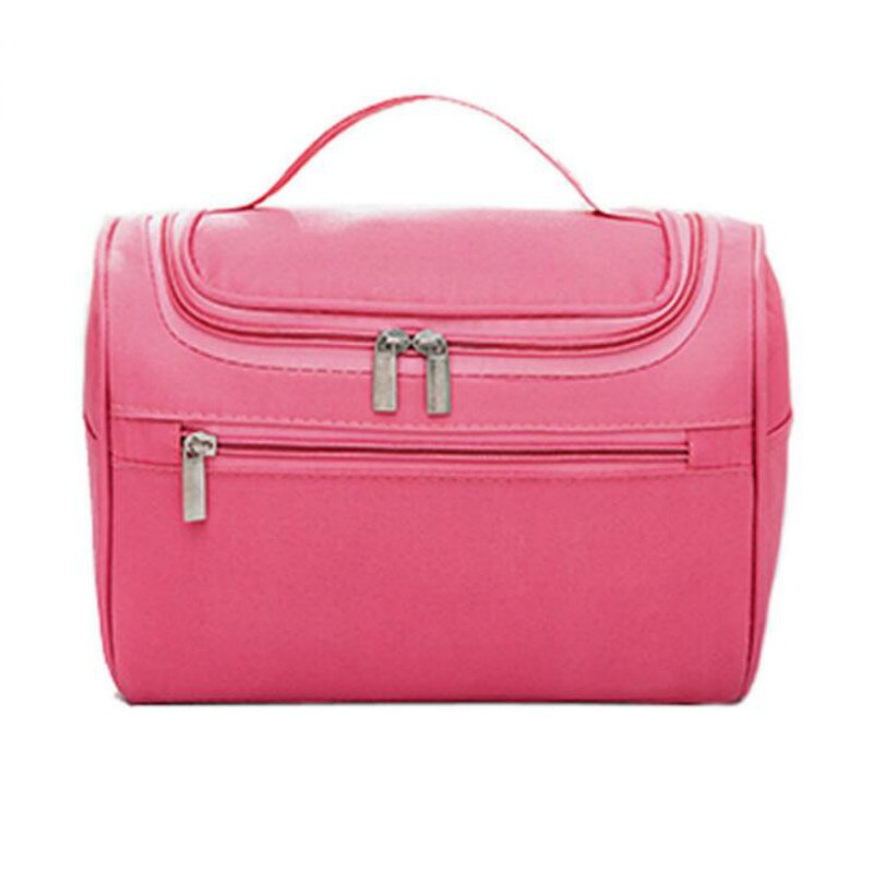 Make-up tas dames tassen heren grote waterdichte reis cosmetische tas organizer case benodigdheden make-up wassen toilettas goedkope tas: Roze