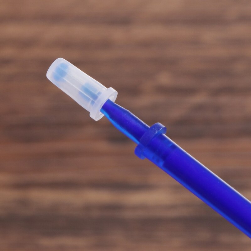 10Pcs 0.5mm Erasable Black Blue Gel Ink Pen Refills Magic Writing Study Office Supplies Student