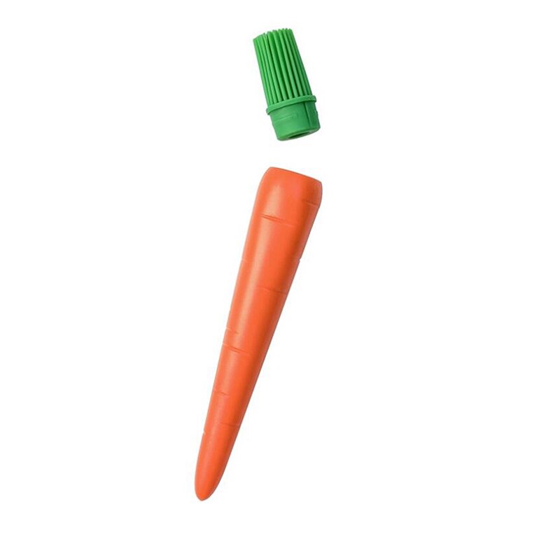 1pc Small Silicone Pastry Brush Baking BBQ Basting Brush Baking Oil Brush Cute Carrot Shape Handle Kitchen Tools Accessories: Default Title