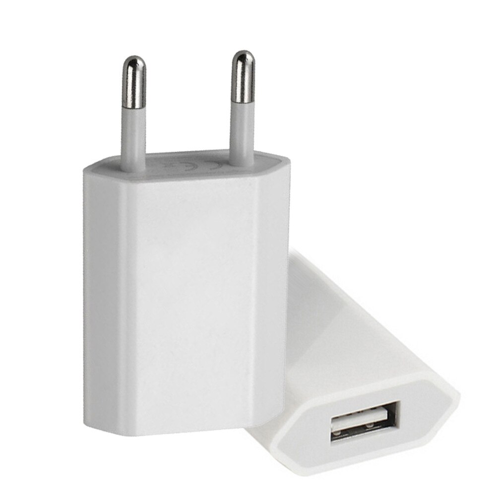 European USB Power Adapter EU Plug Wall Travel Charger for iphone for Samsung S7 YE3.20: White