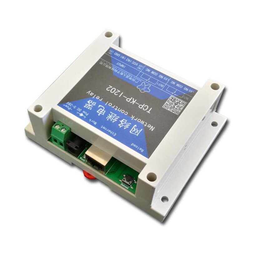 Industriële Ethernet Ip Netwerk Remote Controlled 2 Kanaals Netwerk Relais Smart Home Schakelaar