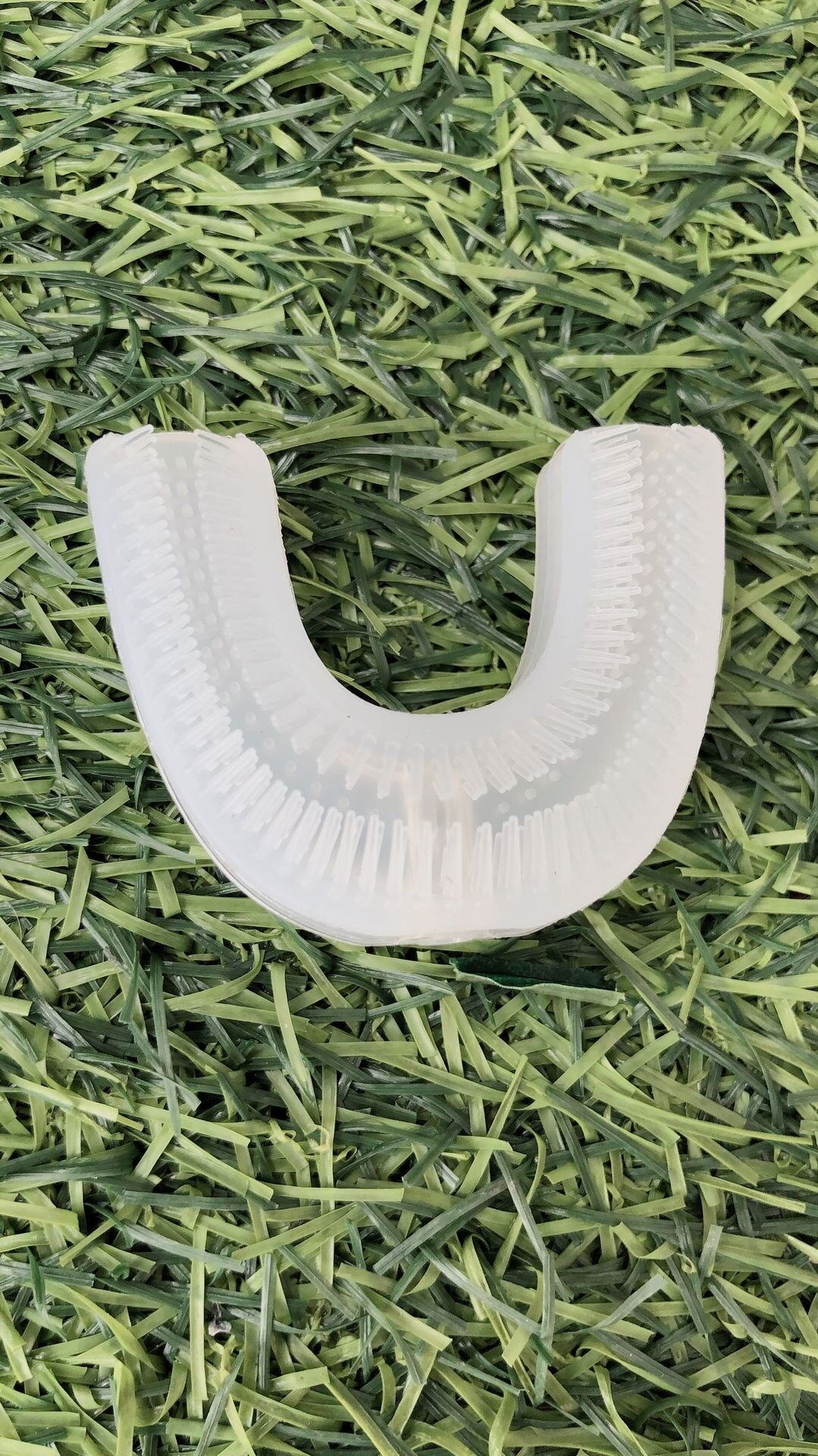 Cepillo de dientes eléctrico ultrasónico de grado alimenticio cabezal de cepillo de silicona para niños 360 grados de dibujos animados Linda mascota en forma de U cuidado de los dientes: 8-13