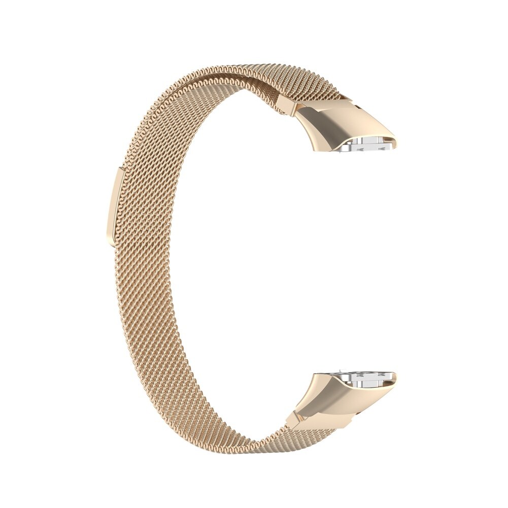 Substituição de aço inoxidável pulseira de pulso para samsung galaxy fit SM-R370: Champanhe
