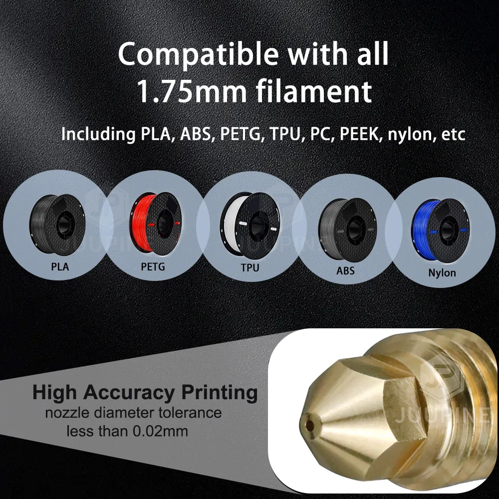 For Artillery Sidewinder X4 Nozzle Brass Harden Steel X3 X4 Plus Nozzle 0.4 0.2 0.6 0.8 for Artillery Sidewinder X4 Accesorios