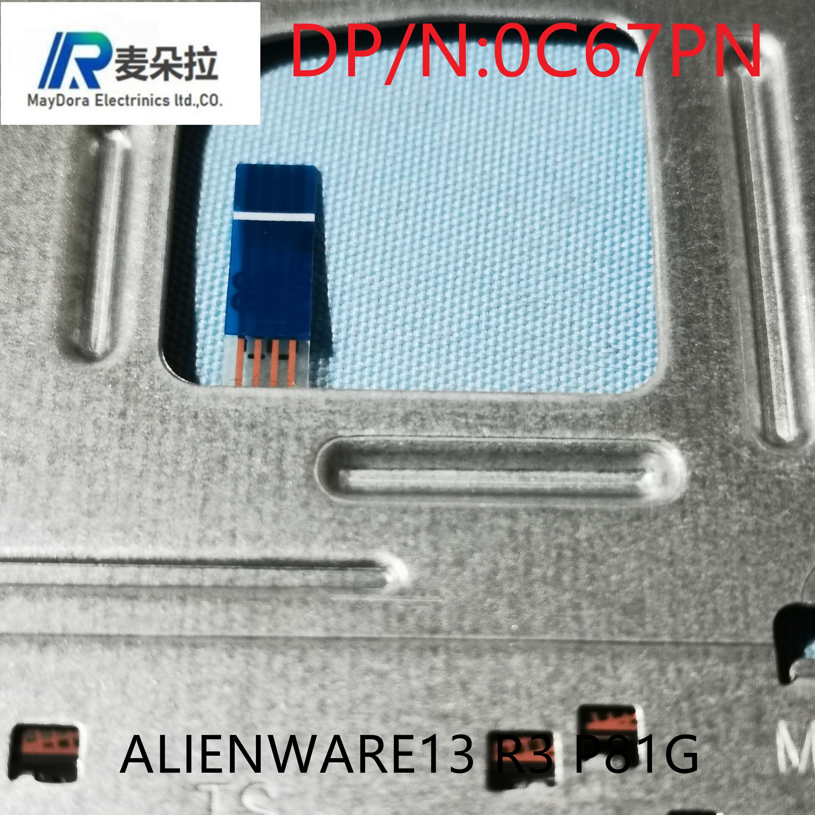 Orig bærbare dele til dell alienware 15 r3 17 r4 touchpad caddy beslag og knap 04 gg 2d 4 gg 2d