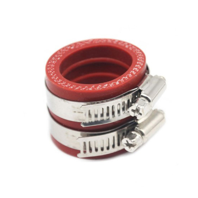 1 X Motorcycle Carburetor Inlet Intake Pipe Adapter Interface For 100-350cc ATV / Scooter / Dirt Bike / Go Kart Motorcycle Part: Red