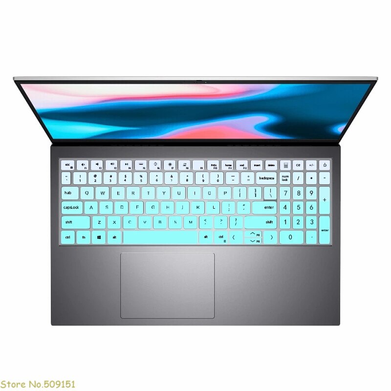 For Dell Inspiron 15 3000 3510 3511 3515 Inspiron 17 5000 7510 Dell Vostro 3510 3515 5510 5515 Laptop Keyboard Skin Cover