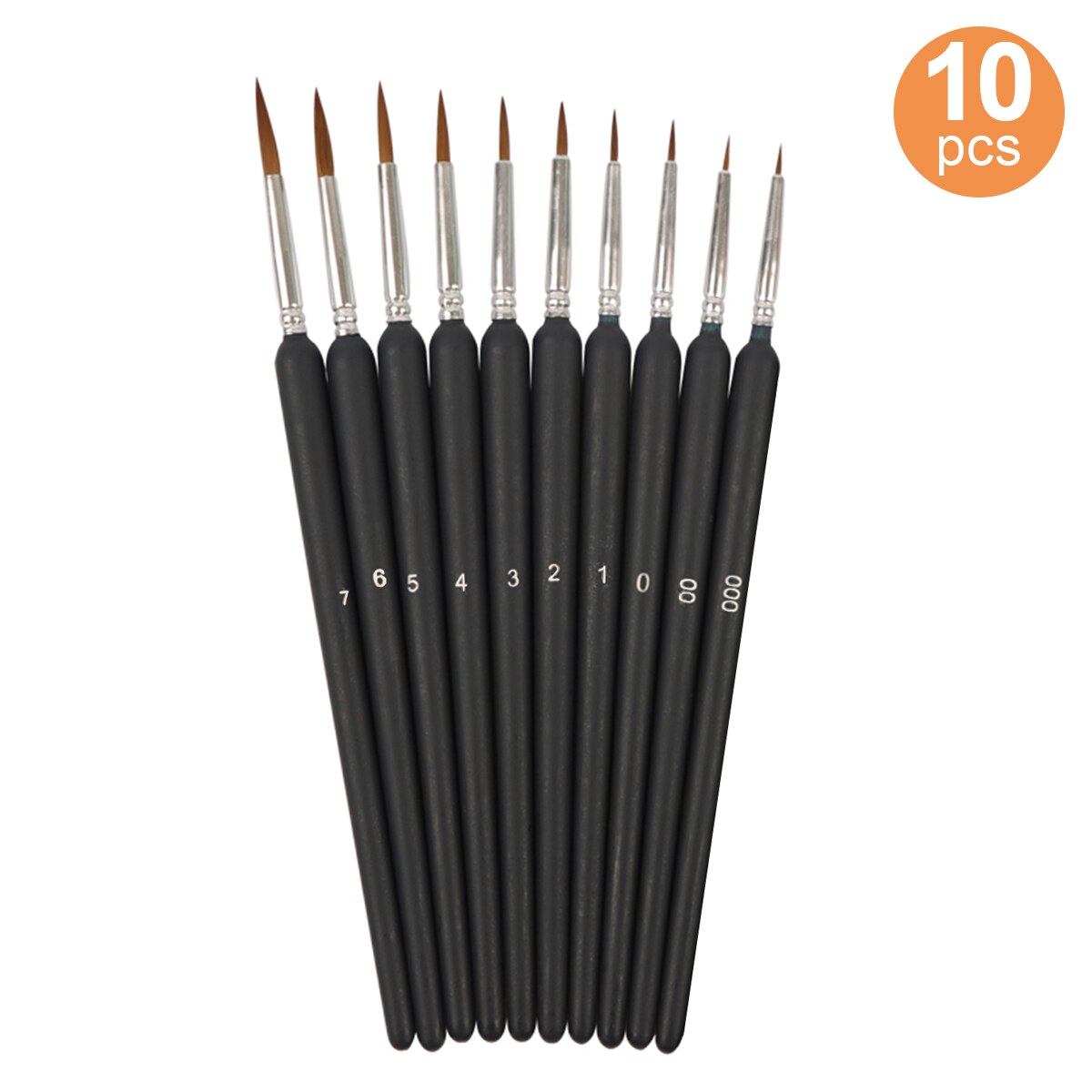 Paint Brush Sets Art Script Liner Paintbrush with Weasel Hair for Artist Acrylic Aquarelle Gouache Water-color Oil Painting