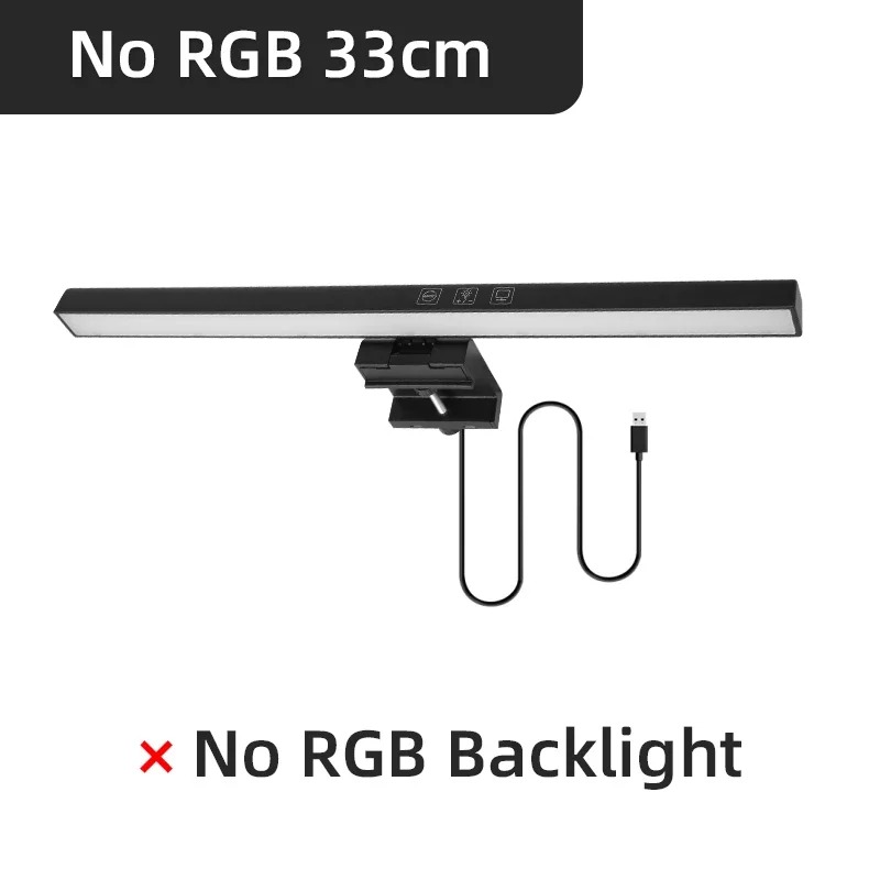 Gebogene Monitor-lichtleiste mit rgb-hintergrundbeleuchtung, augenschonende berühren-atmosphärenbeleuchtung für computerbildschirme zur dekoration von Spielen-räumen