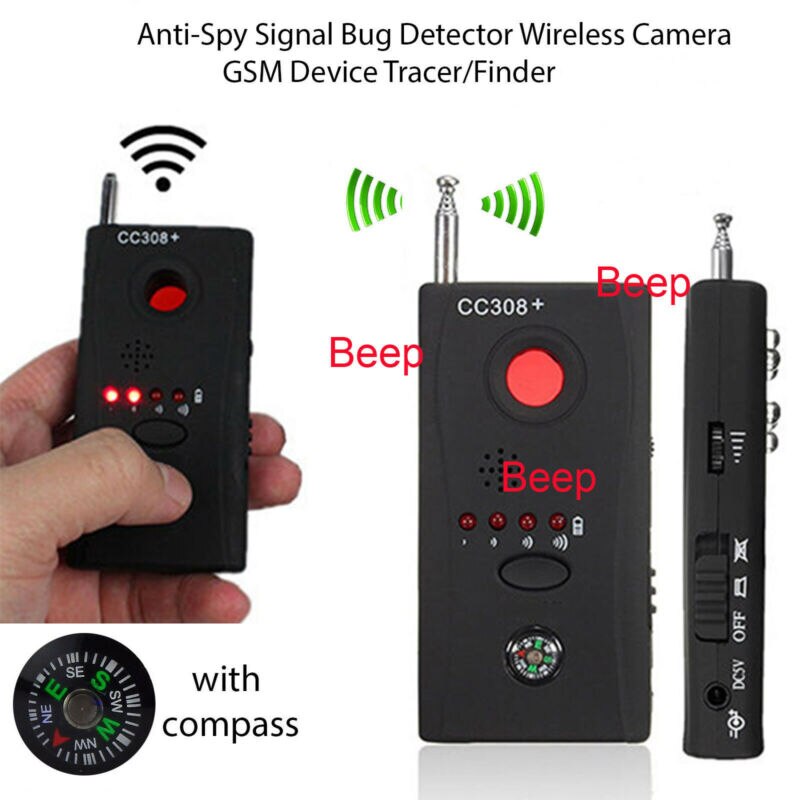 Täyden valikoiman langaton anti-kamera matkapuhelin anti-spion-kamera kätevä gps rf bug signaalin ilmaisin  cc308+  mini langaton signaali gsm