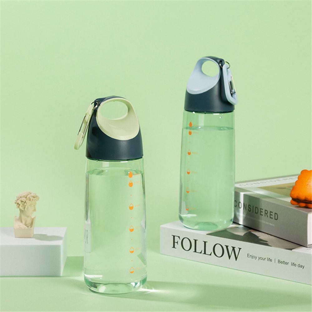 1.5L Sports Water Bottle – BPA Free, Leakproof, With Straw & Handle – Blue