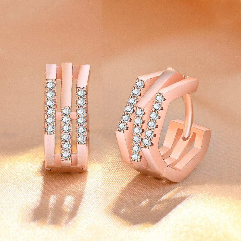 exquisit Gold Opal Kreis Ohrringe Für Frauen AAA Zirkon Glänzenden Strass Blätter Schmetterling Platz Ohrring Hochzeit Schmuck: ER22Y0139-1