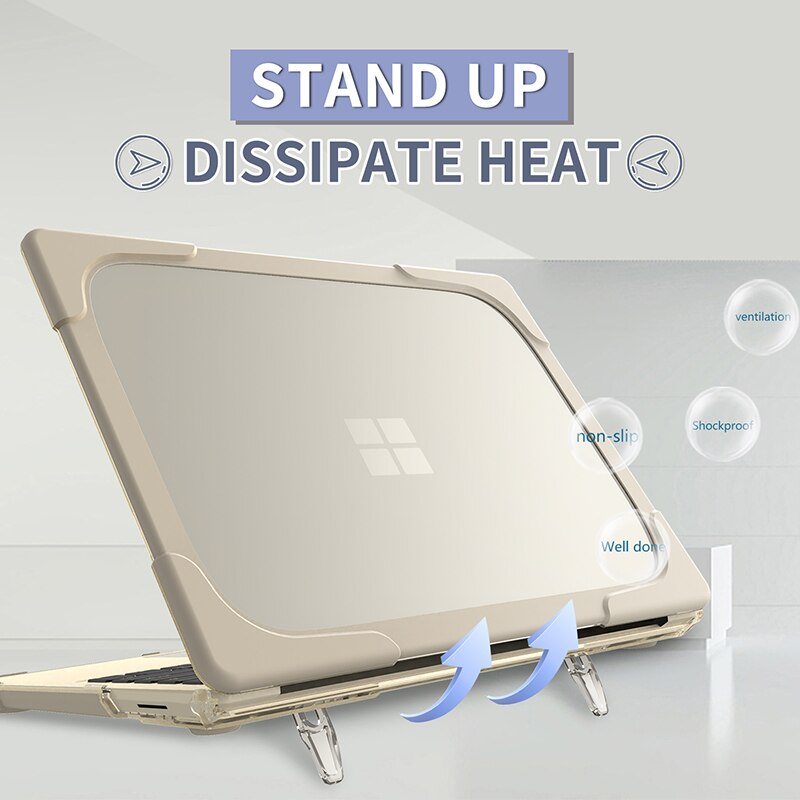 Stand Case Voor Oppervlak Laptop Go Beschermhoes Laptopgo Shockproof Shell