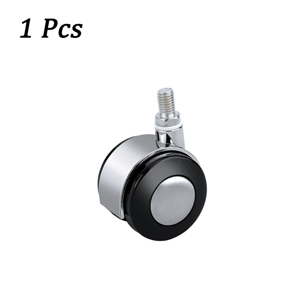 1.5/2 Inch Zinc Alloy Swivel Caster Wheels, Heavy Duty Caster With Top Plate/M8 Rubber Wheels For Office Chair Crib: 2 inch / 1 Pcs no brake  B