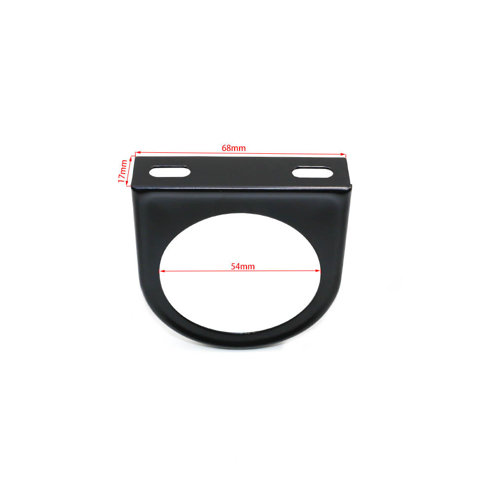 Accessoires de garniture de bâti de support de jauge de Pod panneau de visage de support de tableau de bord de trou simple noir de 2 pouces