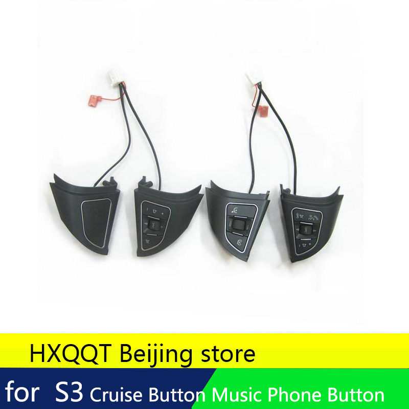 Voor JAC S3 stuurwiel Knoppen Bluetooth Telefoon Cruise Control Afstandsbediening knop links muziek knop
