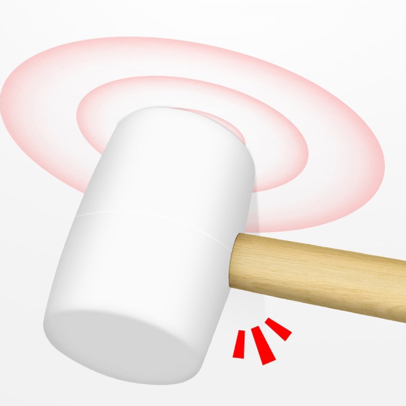 8oz Floor Ceramic Installation Hammer for Pasting Outer Box Ceramic Tiles Road Engineering for DIY Lovers and Adult