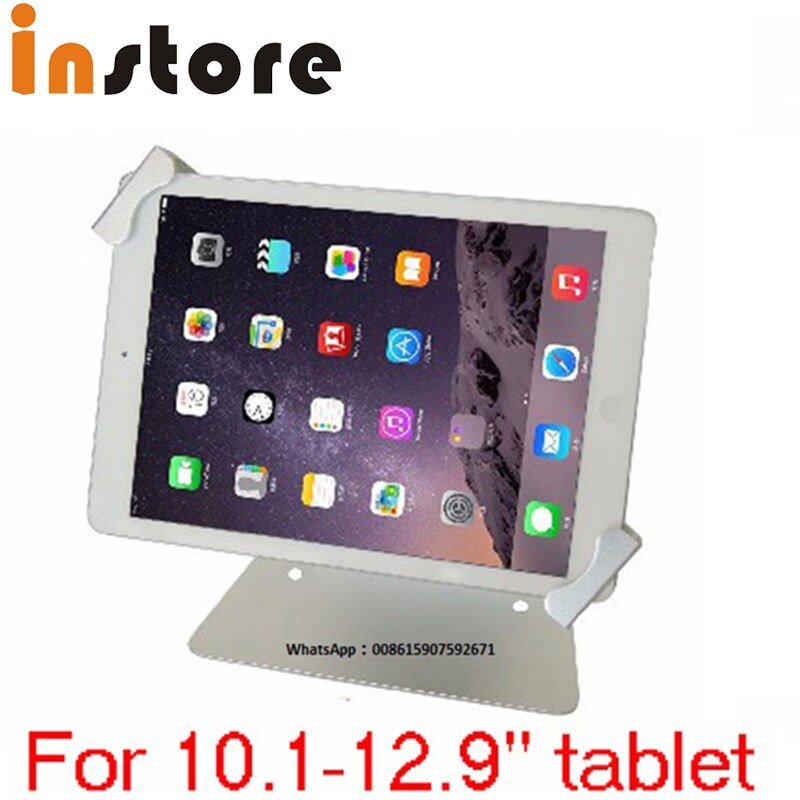 Tablet Security Lock Display Stand Flexible Tablet Holder Lock Lockable Tablet Kiosk Desktop Anti Theft For I-pad 10.1~12.9"