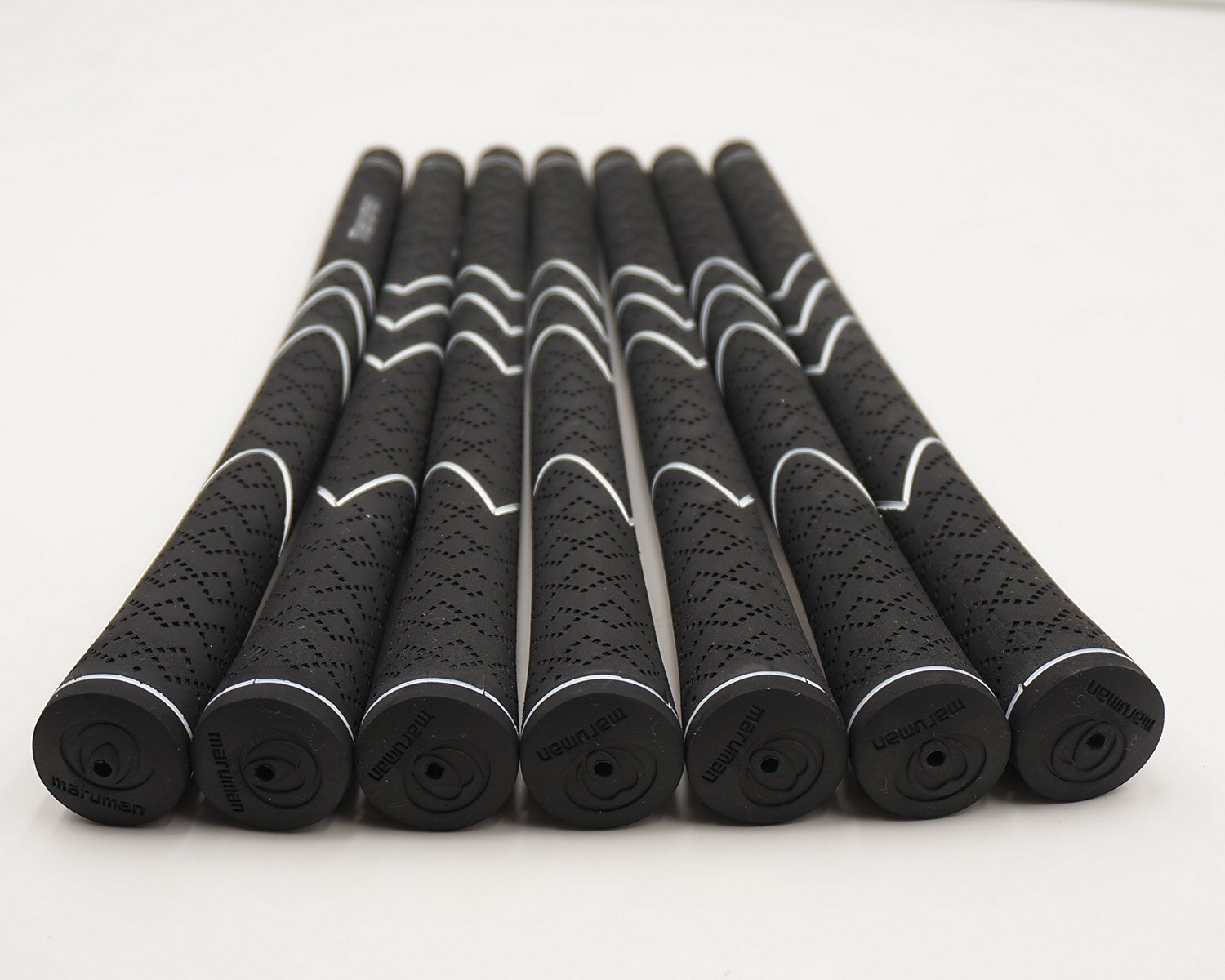 Maruman Golf Verein Griffe 9Stck oder 13 Teile/los Gummi Verein Griff Schwarz-Silber