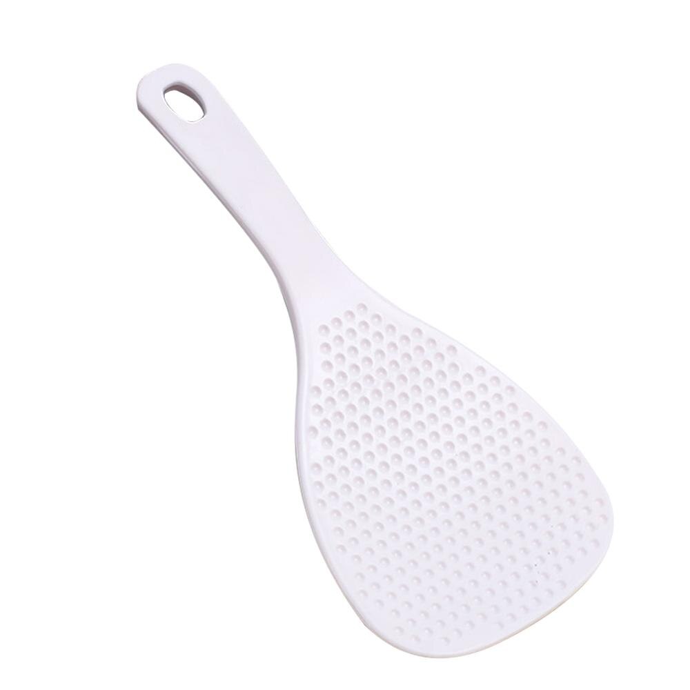Cuillère à riz en plastique, palette de riz domestique, spatule de cuisine, antiadhésif, cuillères de service, ustensile de cuisine, outils résistants à la chaleur: Default Title